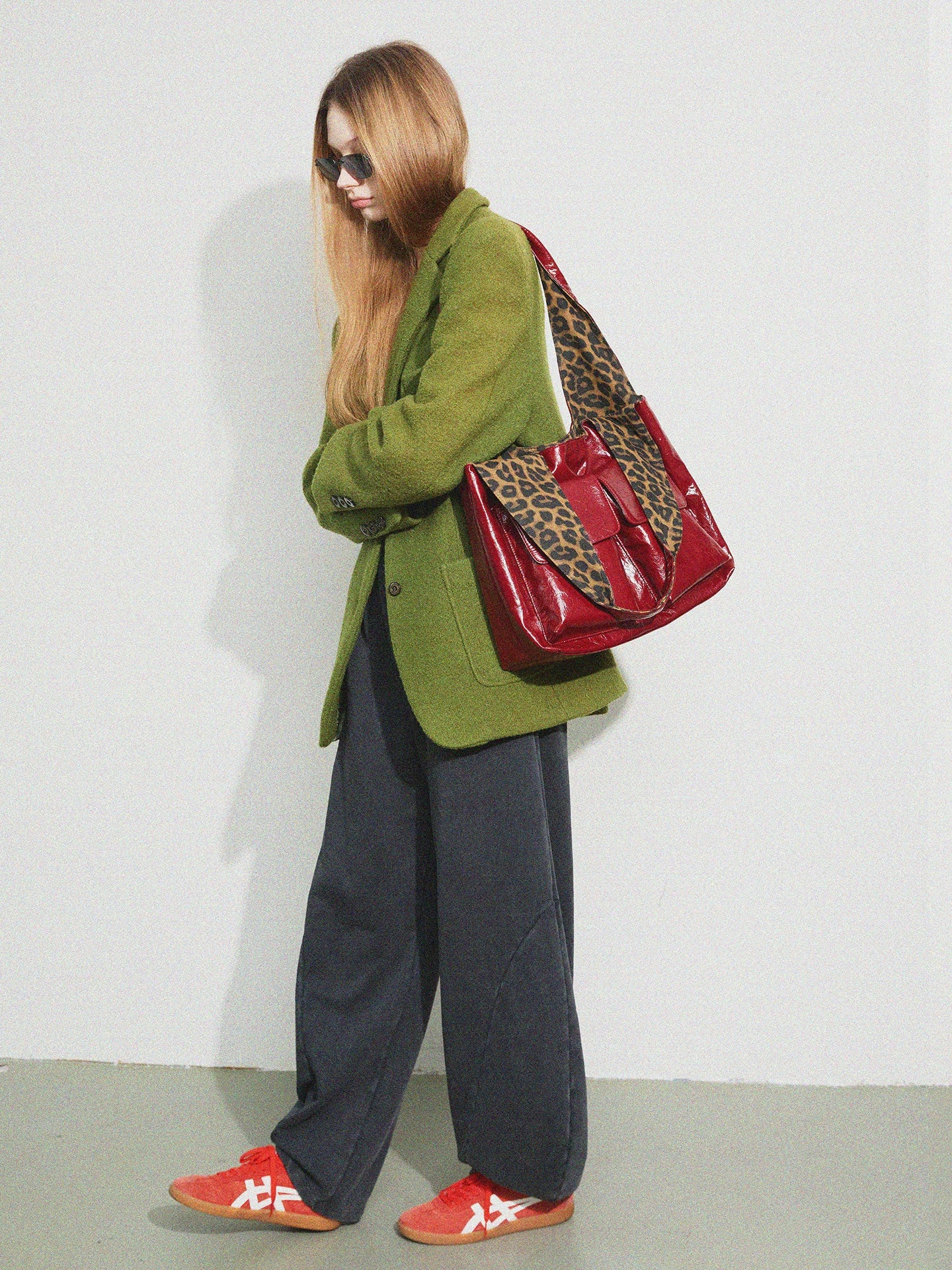 Momogigi Textured Folded Paper Textured Large Capacity Tote Bag