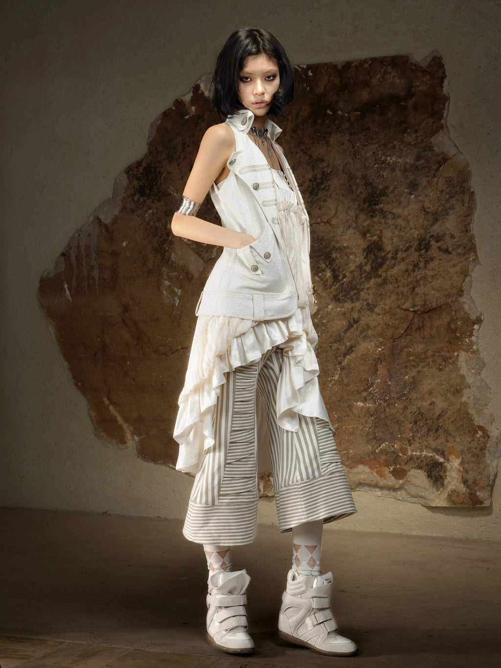ARIADNAw Vintage Versatile Seven-Point Casual Pants