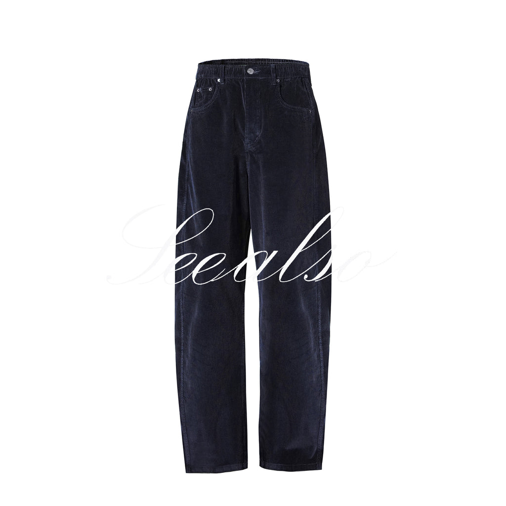 SEE ALSO "Corduroy pants" versatile elastic waist old sister scimitar trousers LD4331