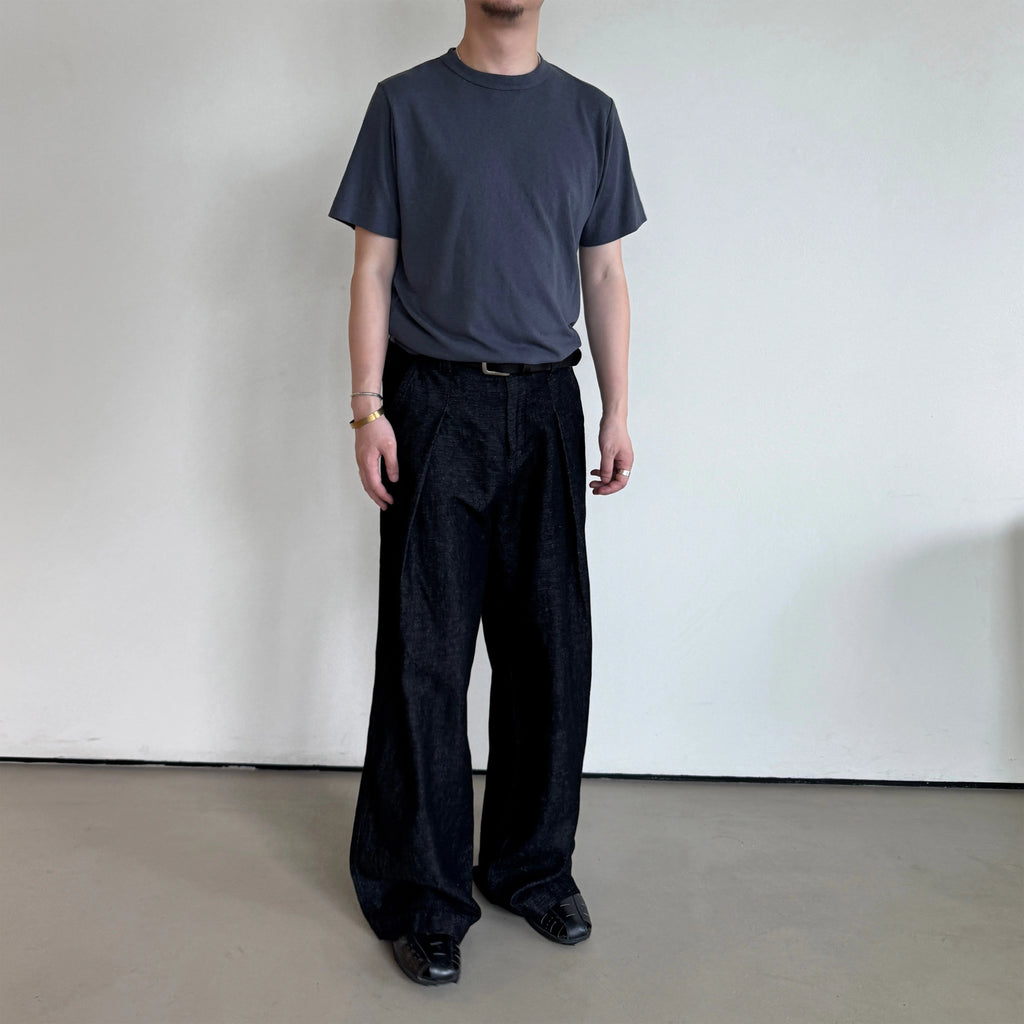 Anniehall Linen Cotton Denim Old Money Wind Light Jeans