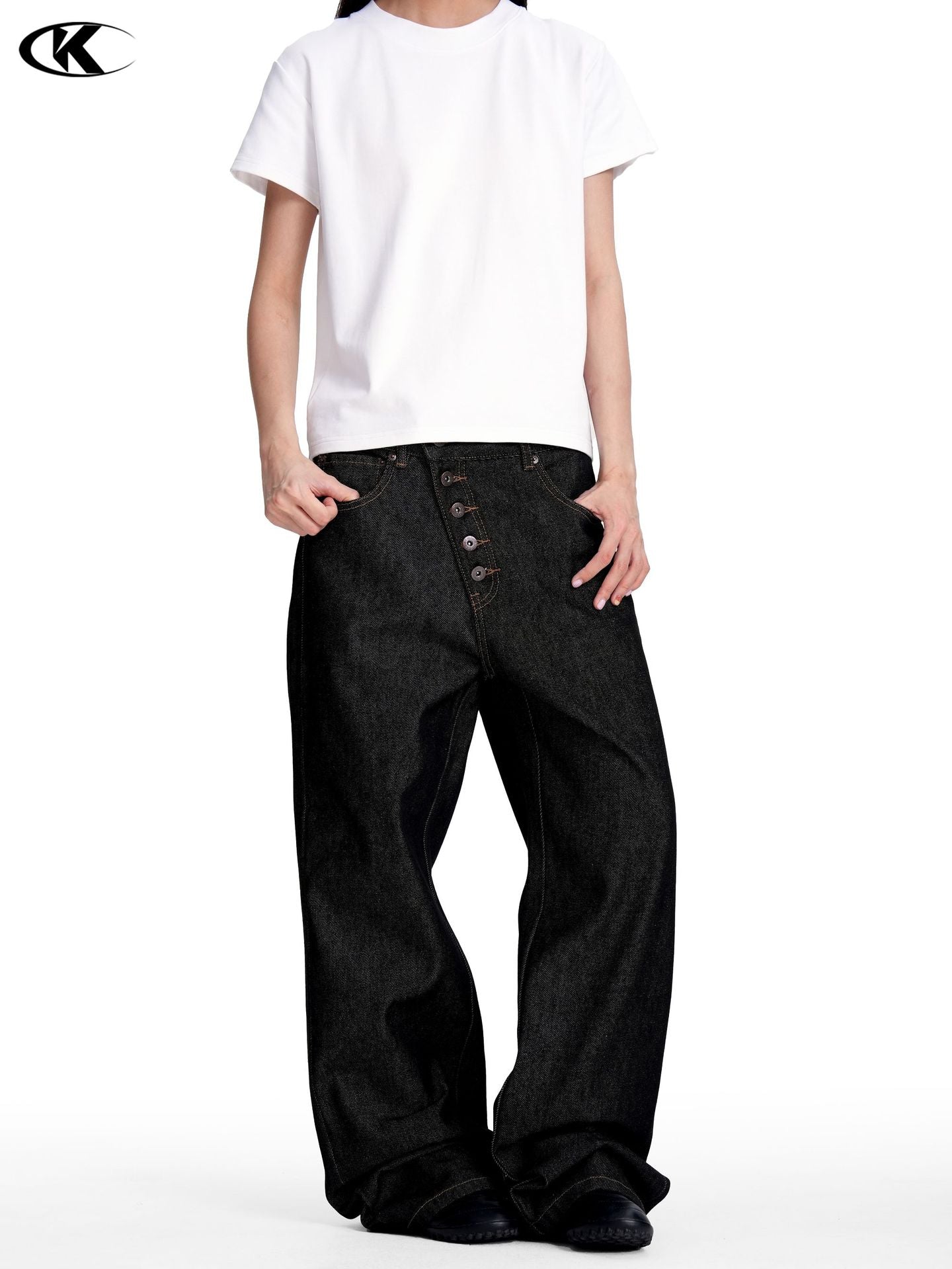 11KN Retro Loose Casual Jeans