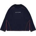 O3PARK Casual Shoulder Retro Sports Tee