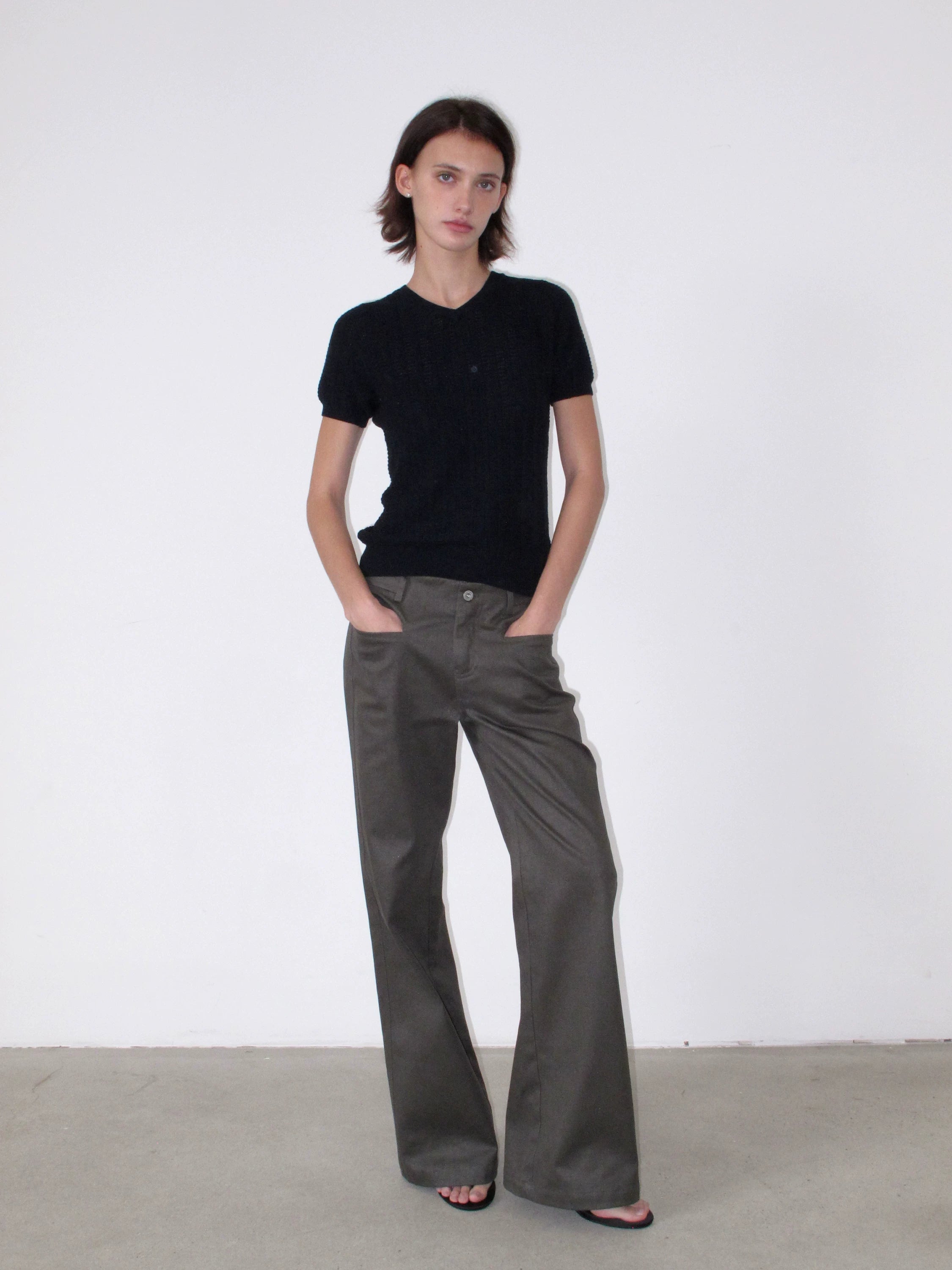 NOT UGLY Vintage Versatile Low Waist Casual Pants