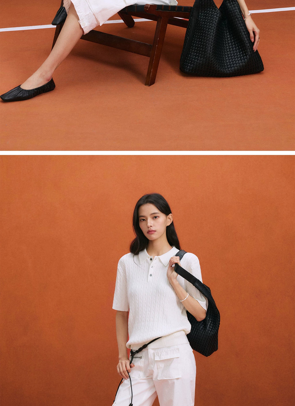 NO LOGO Retro Loose Loose Lazy Lapel Tee