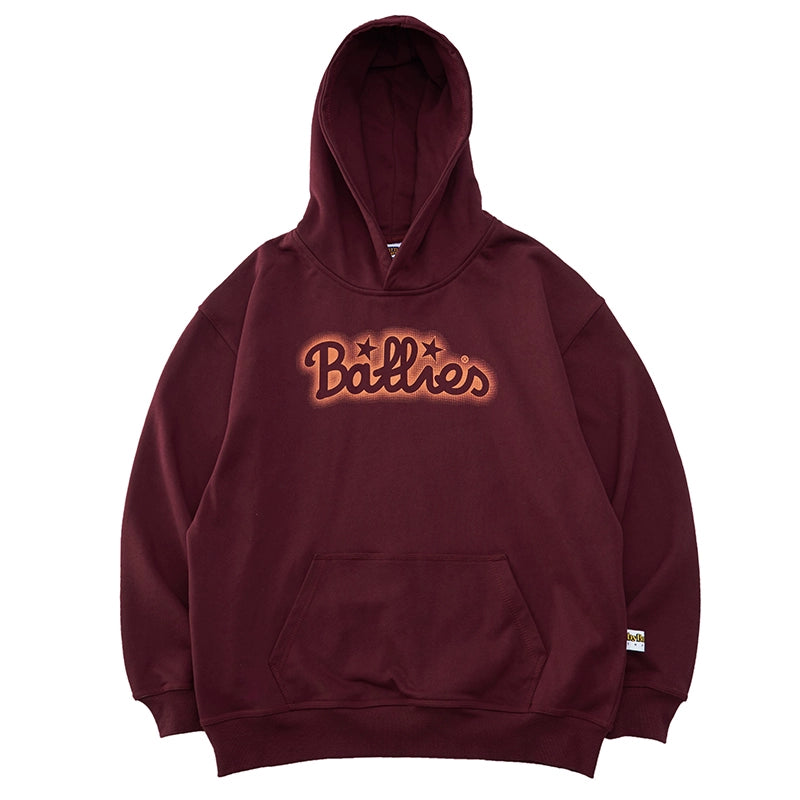Battles Embroidered Fleece Loose Hoodie