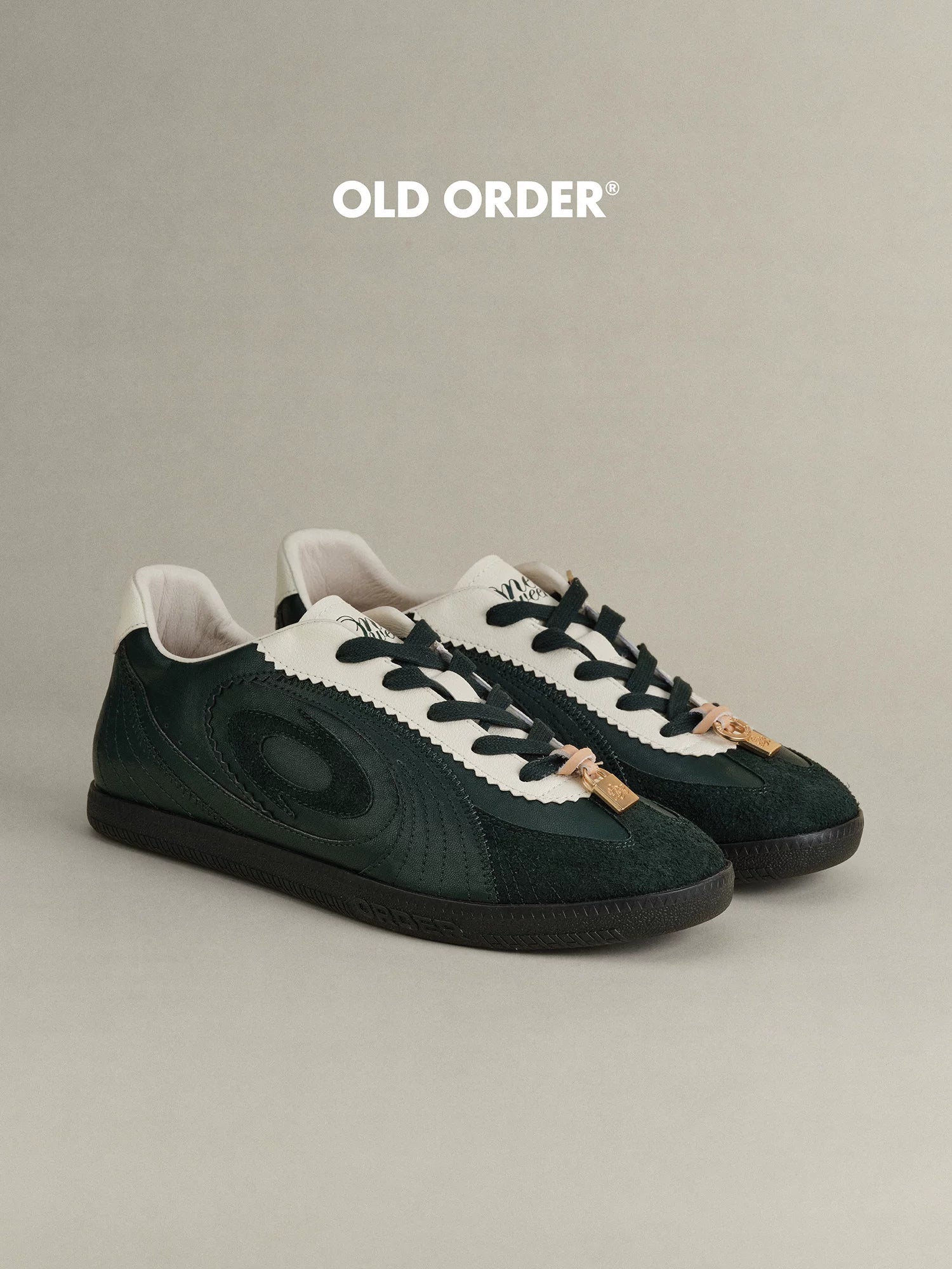 OLDORDER Vintage Thin-soled Round Head Casual Flat Shoes
