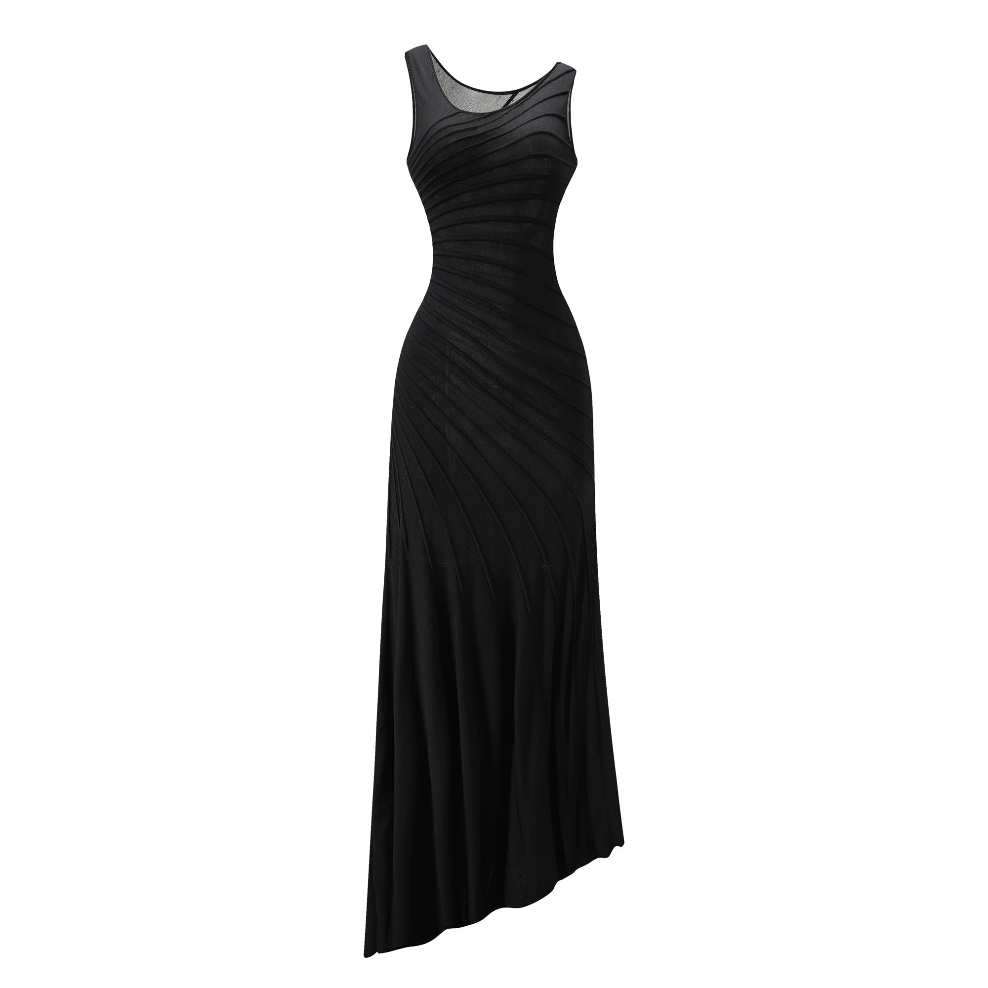 Barb Chilled Water Ripple Suspender Dress