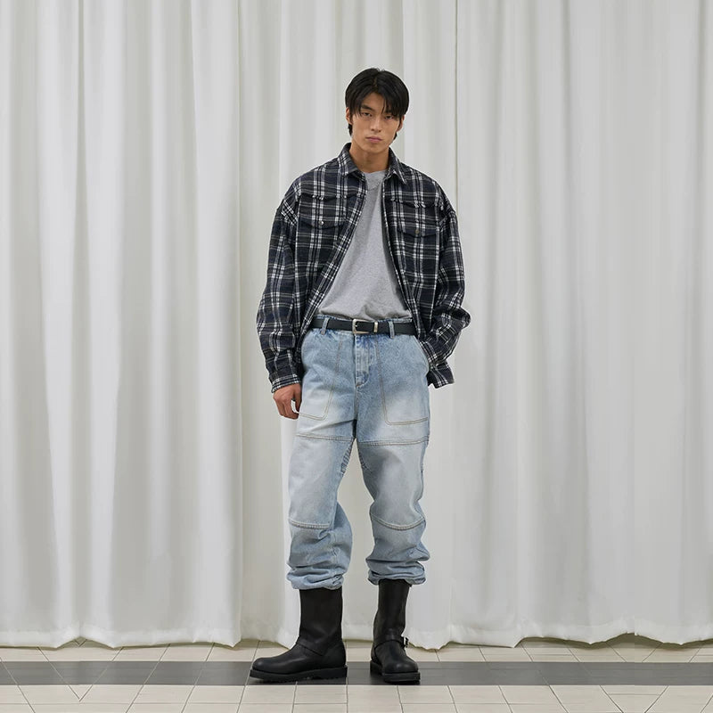 PARTIMENTO Vintage Fashion Loose Jeans