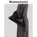 Msmountain Leather Large Capacity Messenger Bag