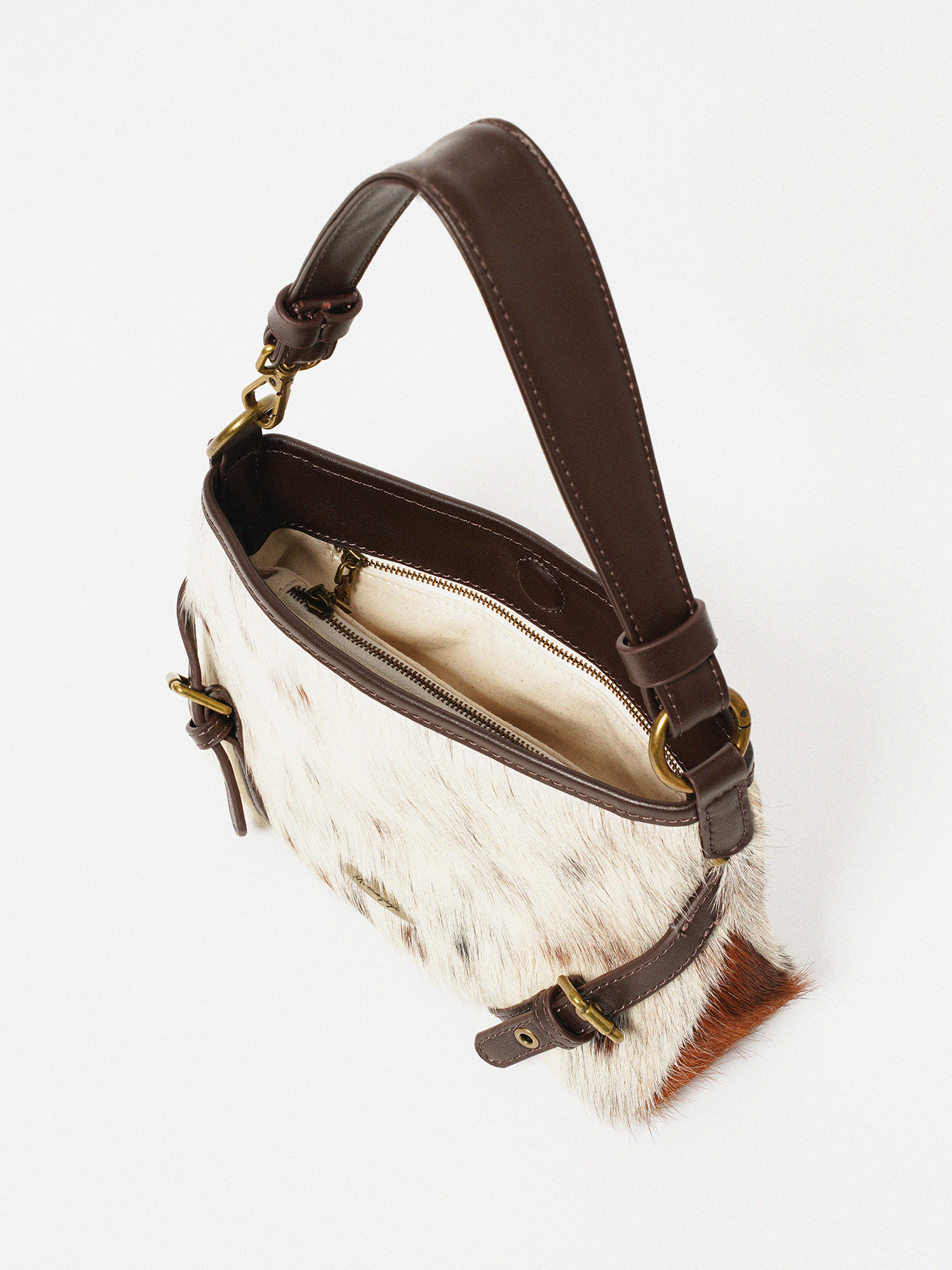 Momogigi Retro Milk Cowhide Premium Underarm Bag