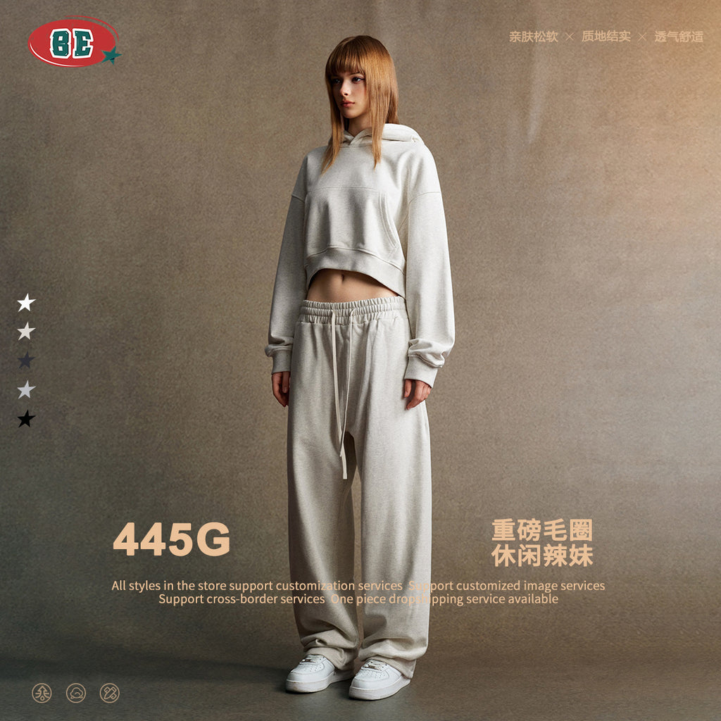 BE Large Pocket Hooded Sweater Short