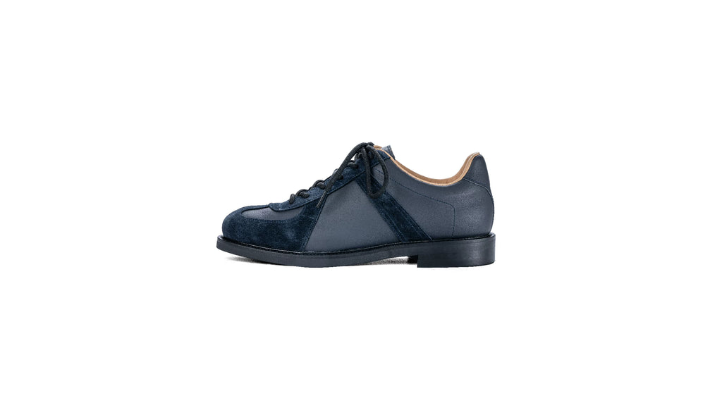 TERRAKOO First-layer Cowhide Lace-up Heightening Casual Moral Training Leather Shoes