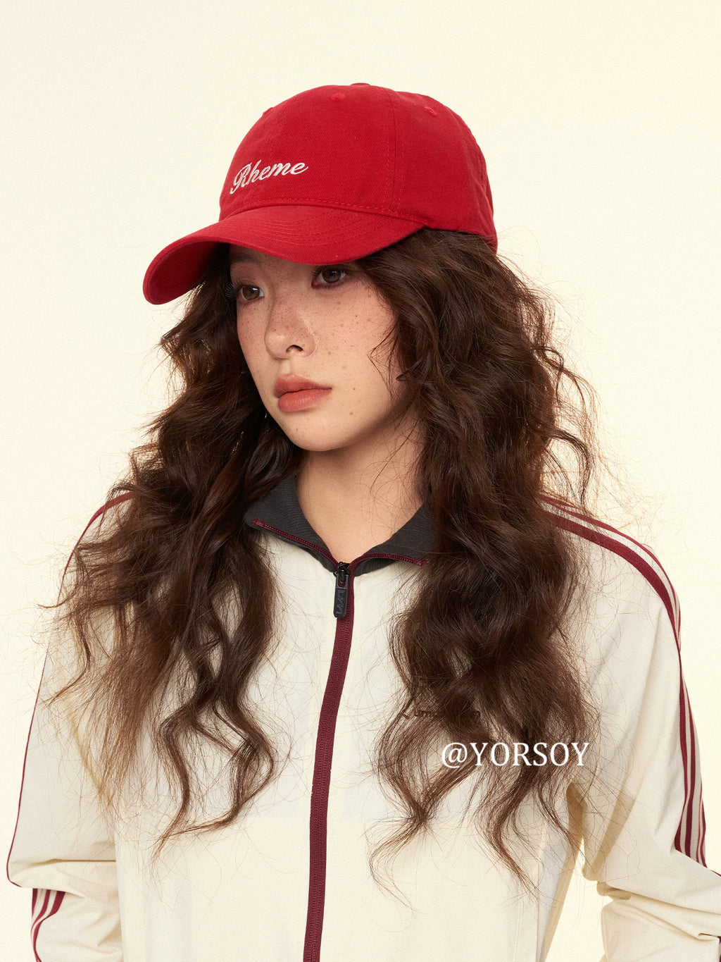 YORSOY Vintage Alphabet Embroidered Cap