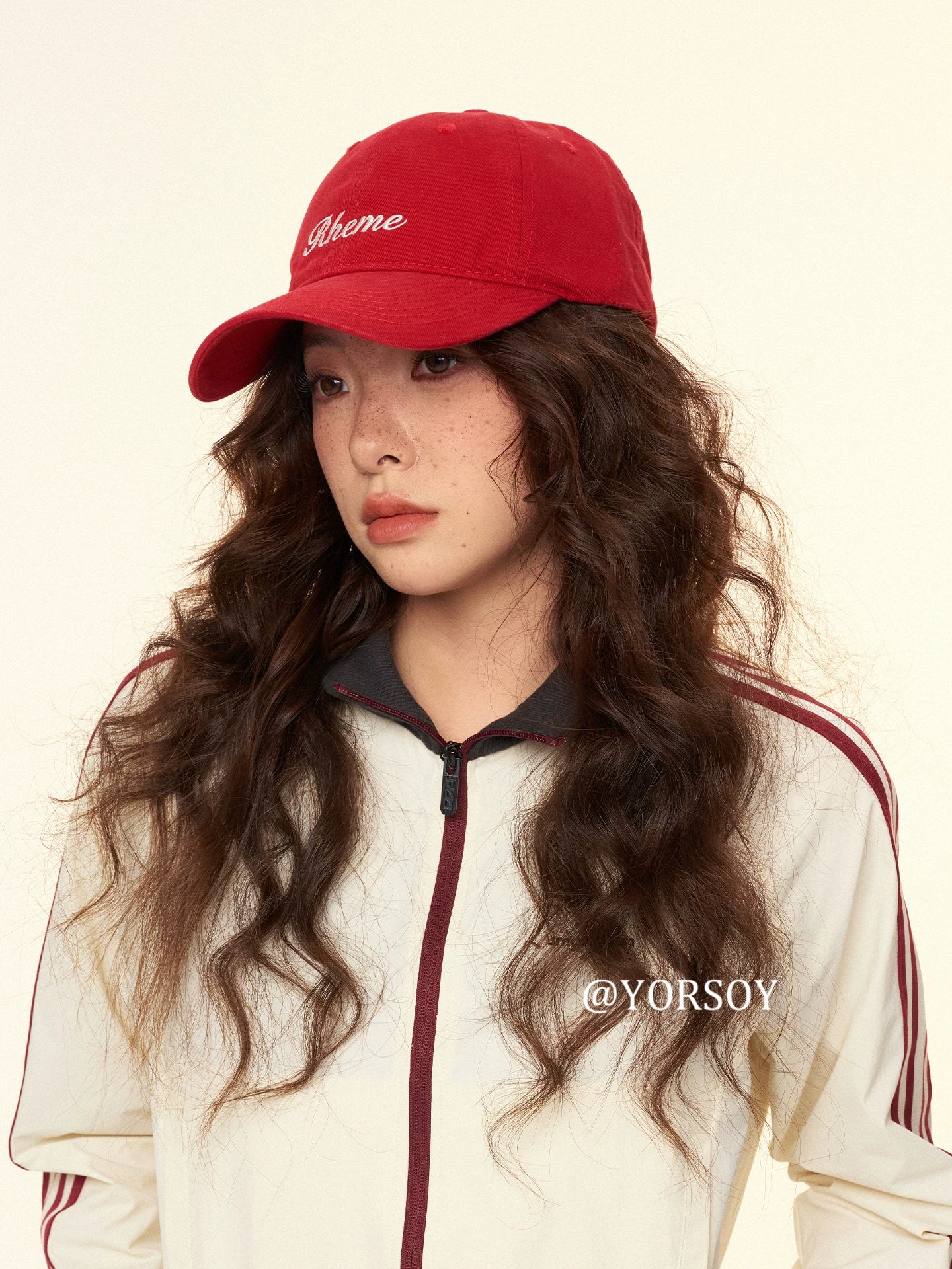YORSOY Vintage Alphabet Embroidered Cap