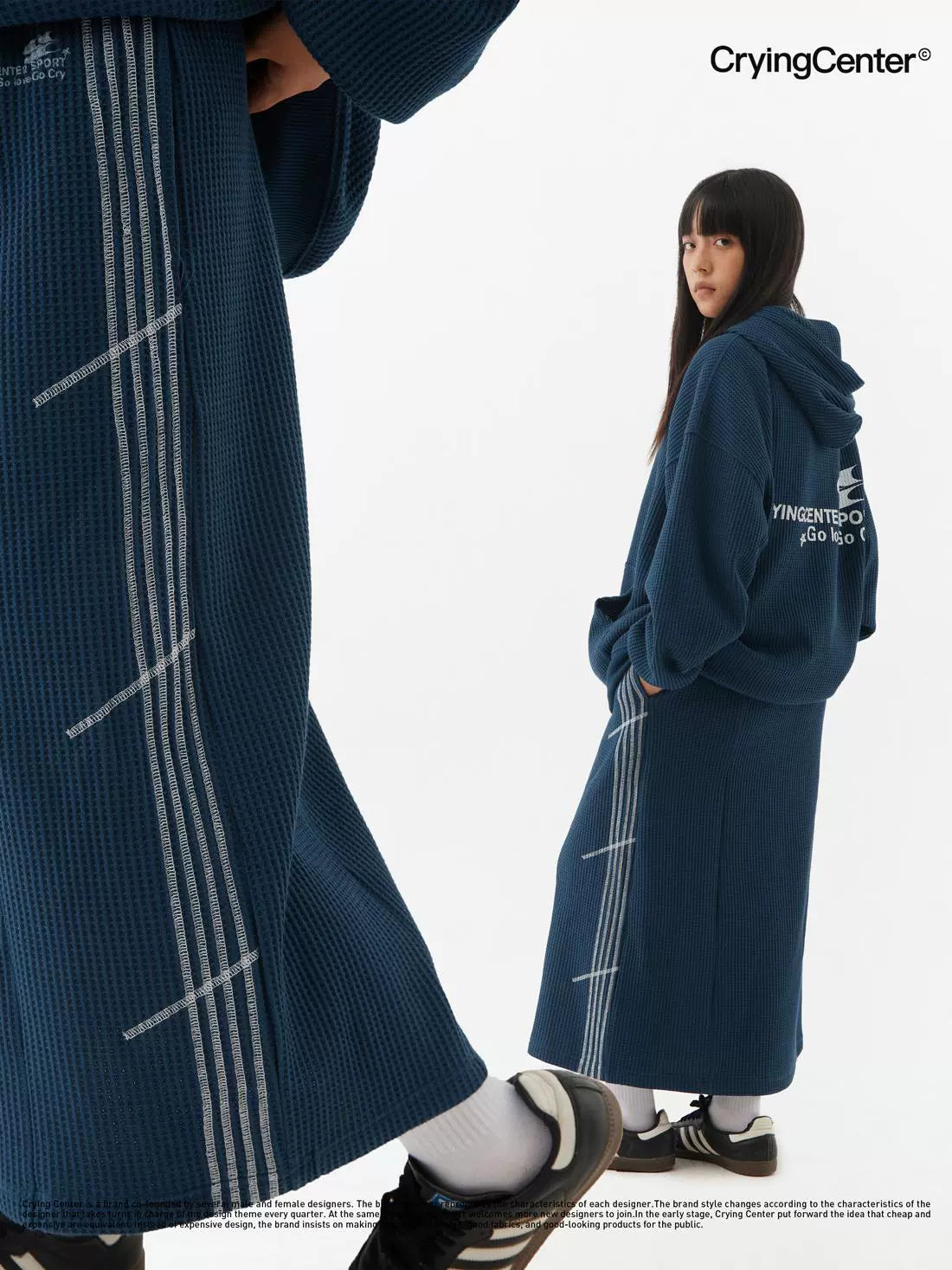 CryingCenter Waffle Easy Skirt