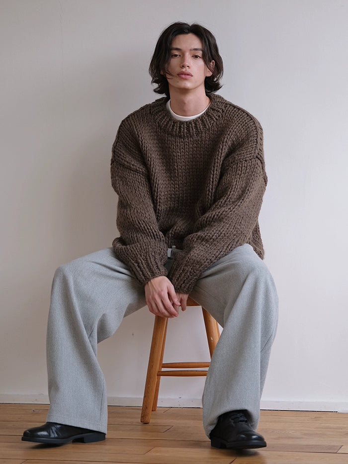 CARPEM Thick Needle Loose Lazy Sweater