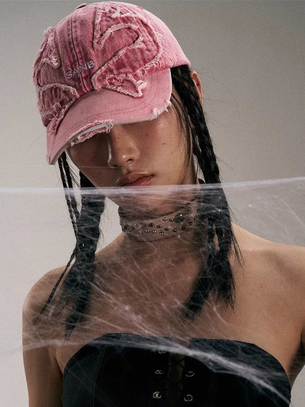 SANB Makes Old Versatile Butterfly Denim American Baseball Cap