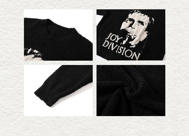 KREATE Soft Waxy Imitation Mink Loose Sweater