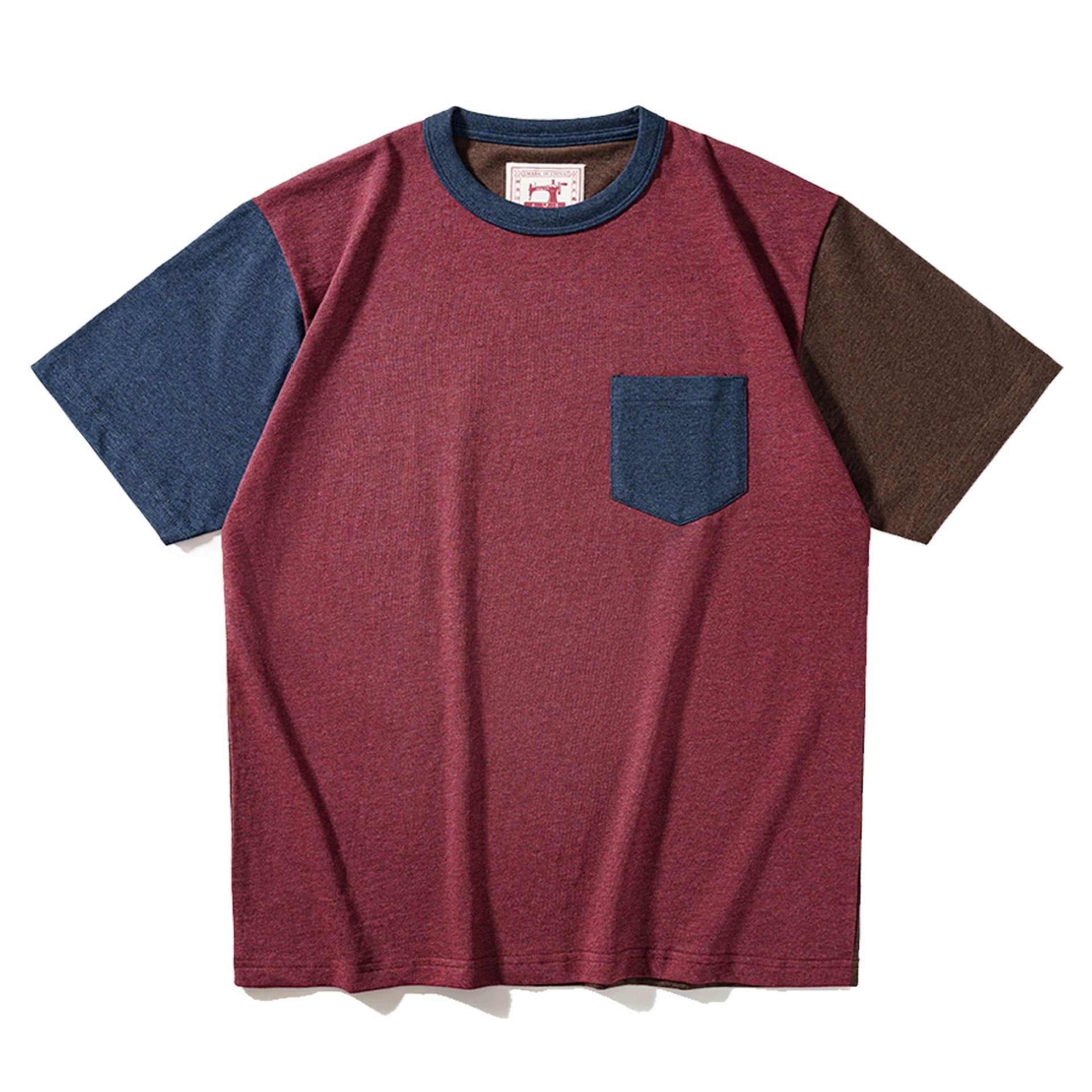 PrintAce Flower Yarn Splicing Water Retro Contrasting Tee