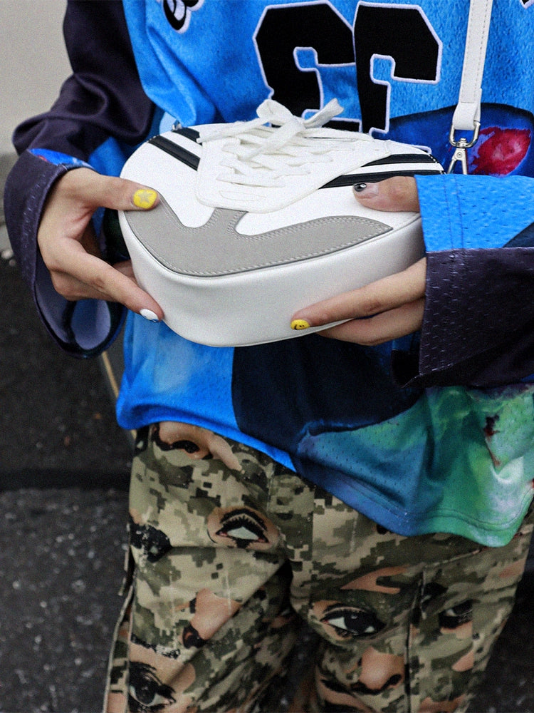 EeeeArtmonster Satchel Adjustable Creative Small Leather Bag