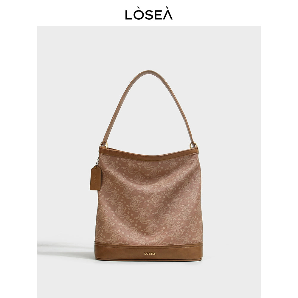 LOSEA Ruyi Moire Premium Bucket Bag