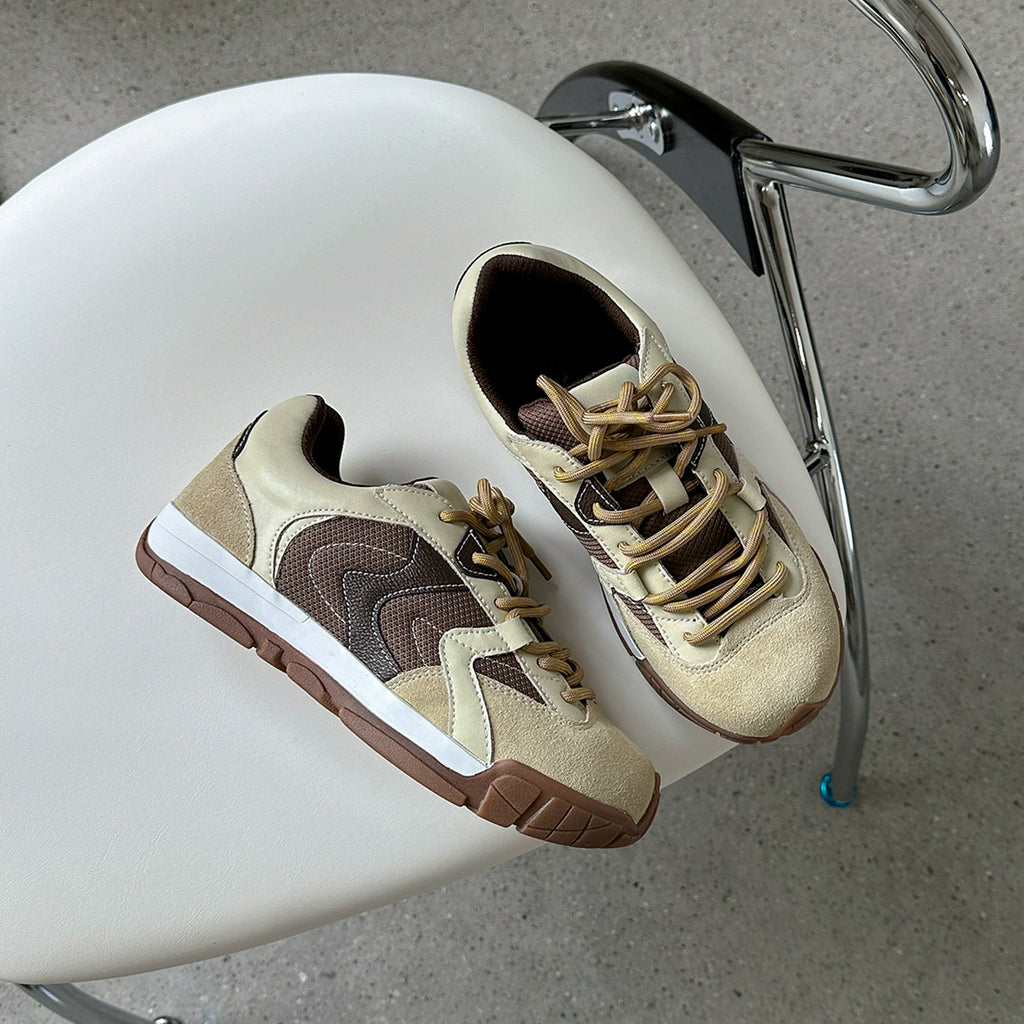 Lidaren Produced Leather Platform Outdoor Breathable Casual Sneakers