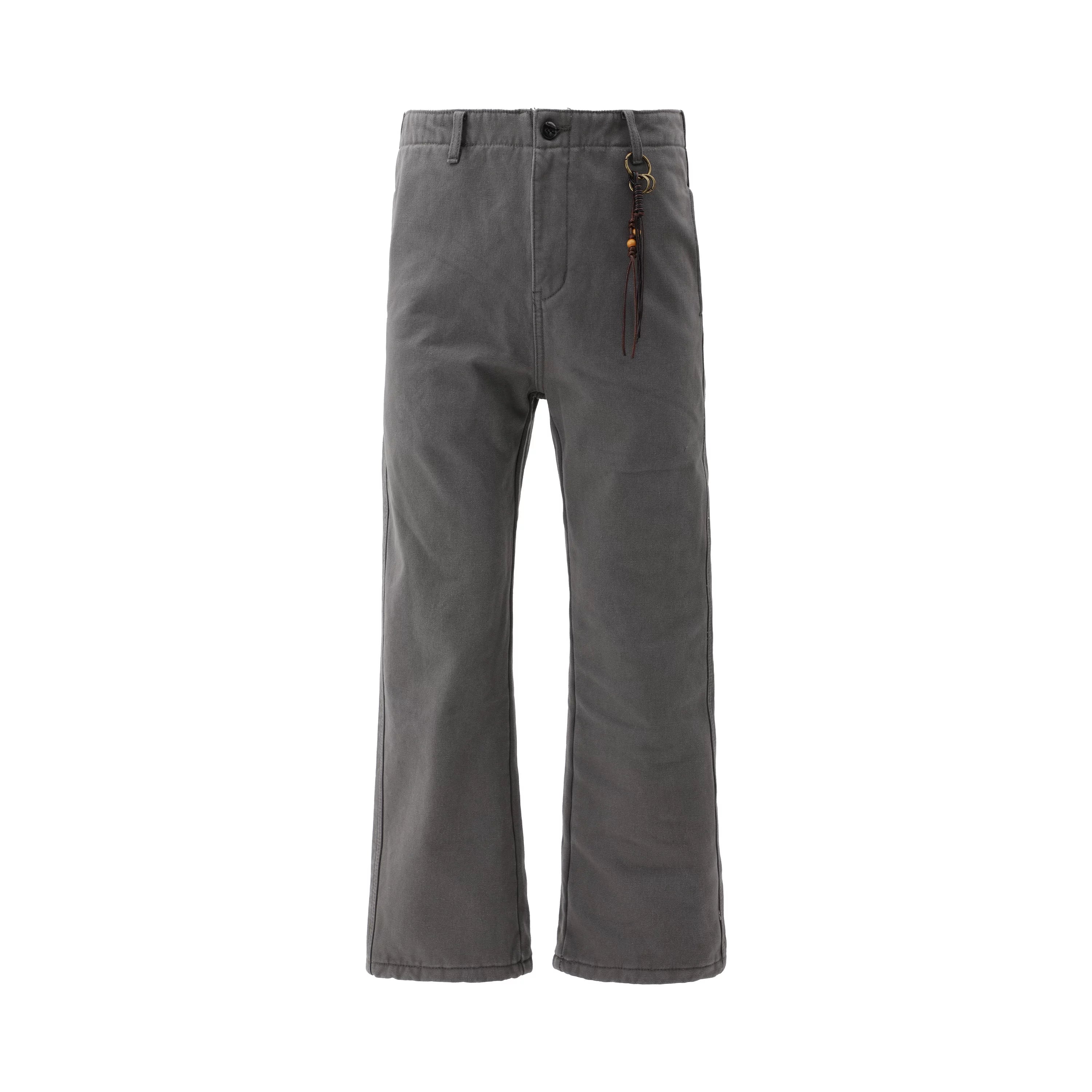 ZOZOFOREST Fleece Stiff Washed Casual Pants