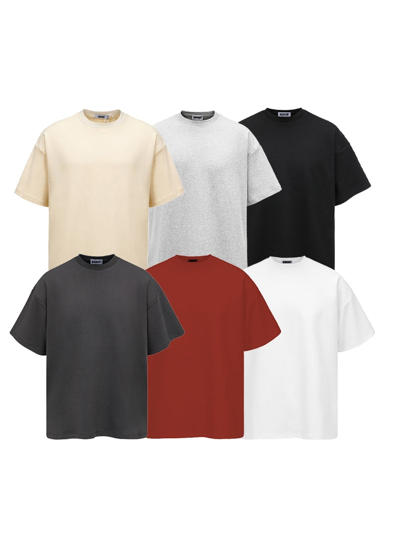 [KONOOT] Neckline Boxy Fit * 280G heavy small neckline Tee