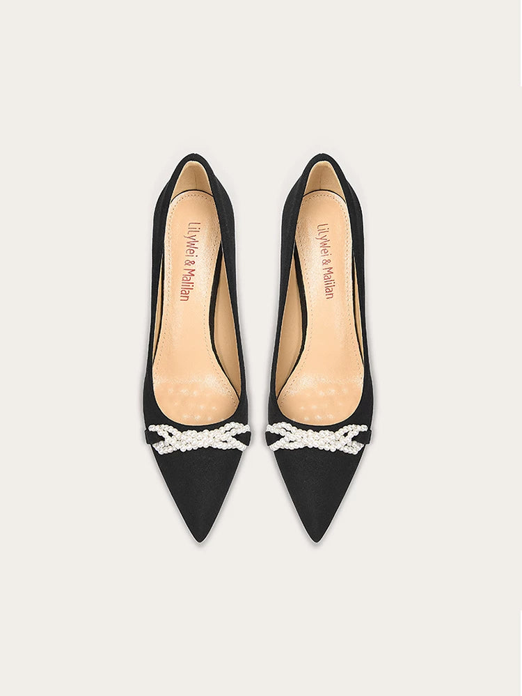 Lily Wei Temperament Versatile High Heels