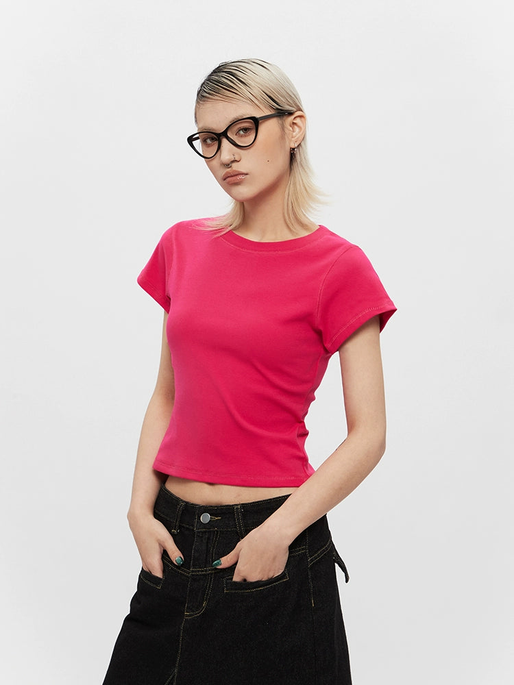 AIRHOOD Crew Neck Slim Shoulder Tee