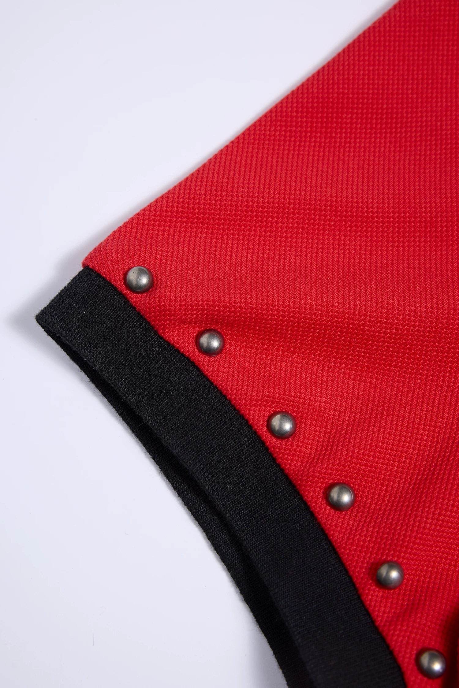 HAS2SONS Polo Neck Embroidery Contrasting Tee