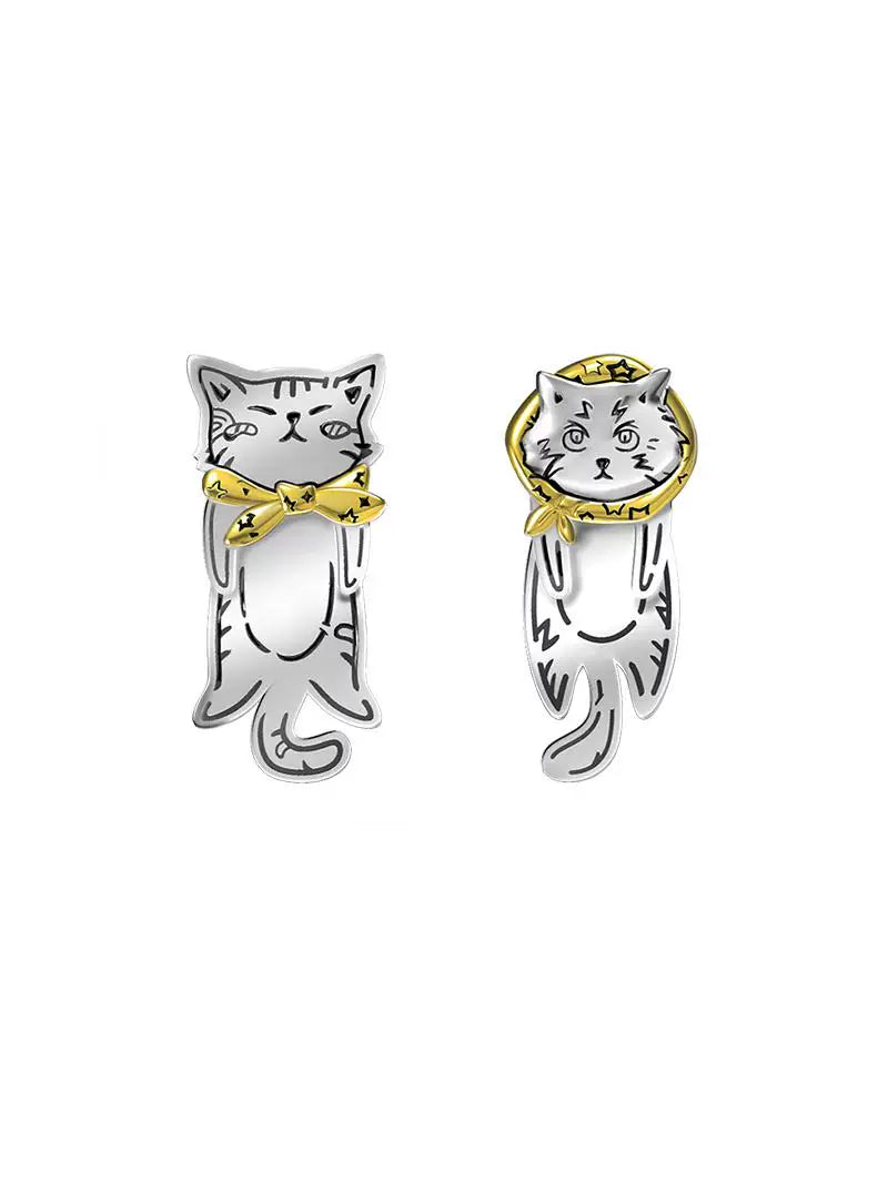 DOACH Graffiti Cat Sweet Earrings Stud Earrings