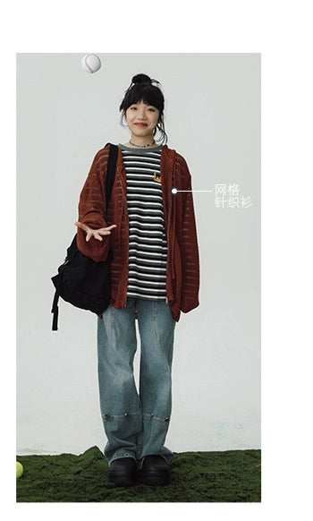 STILLYOU Street Personality Tooling Jeans