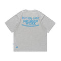BENT IDEA Letter Print Casual Breathable Tee