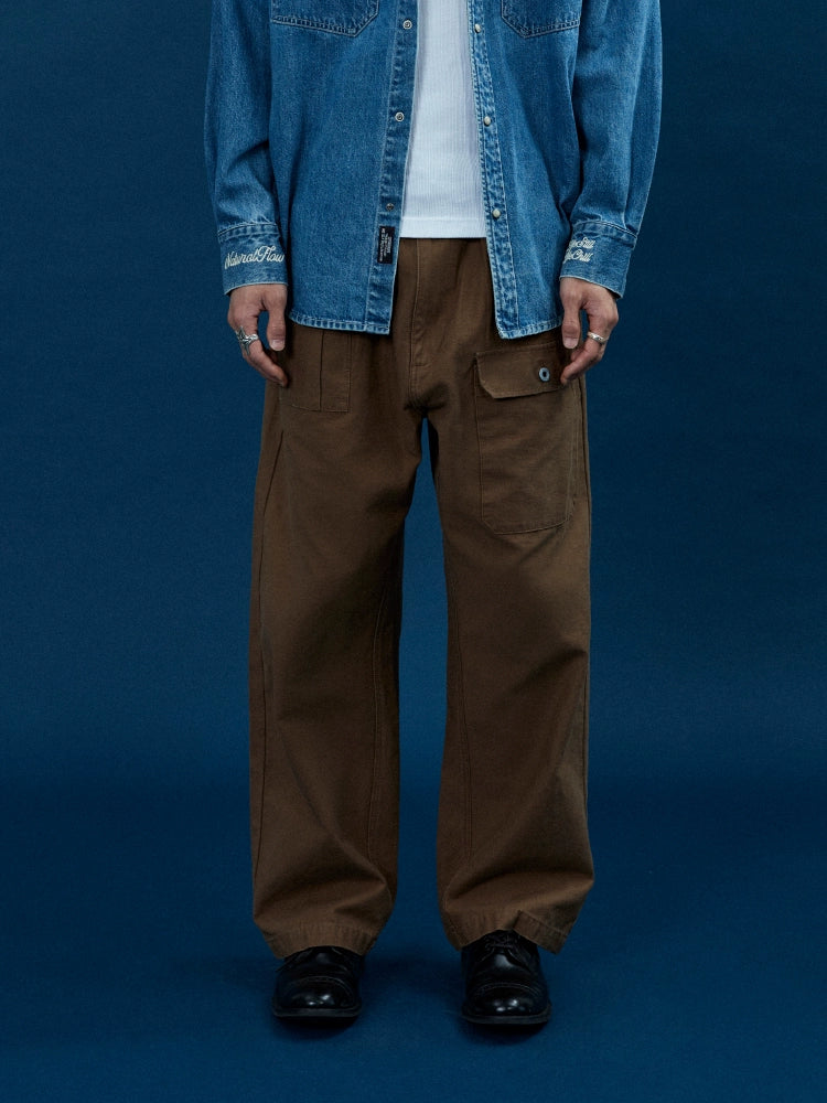 SUPERTOFU Vintage Multi-pocket Cargo Pants