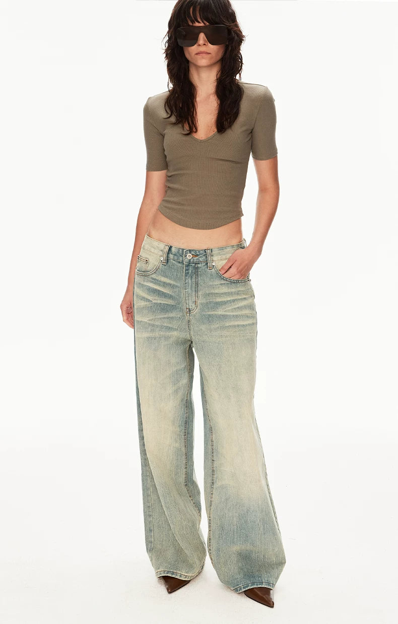MADWITCH Vintage Loose Wide Leg Jeans