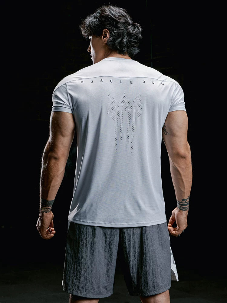 MuscleDog Quick Drying Sports Breathable Tee