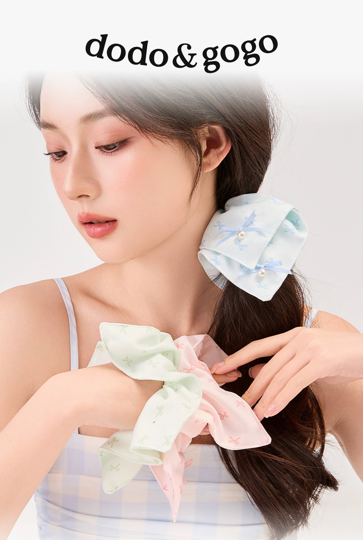 DODOGOGO Sweet Girl Wind Square Towel Hair Band