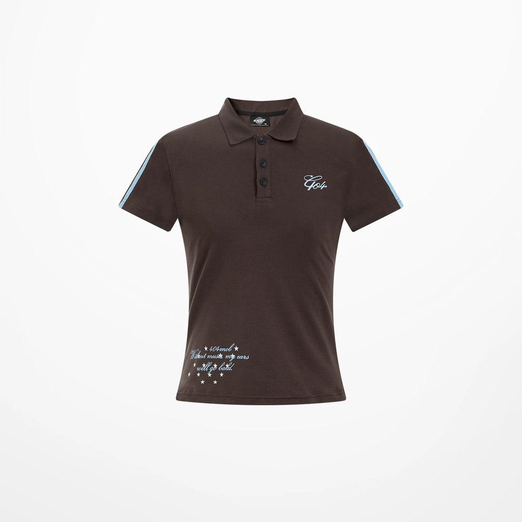 404MOB Polo Neck Slim Tee