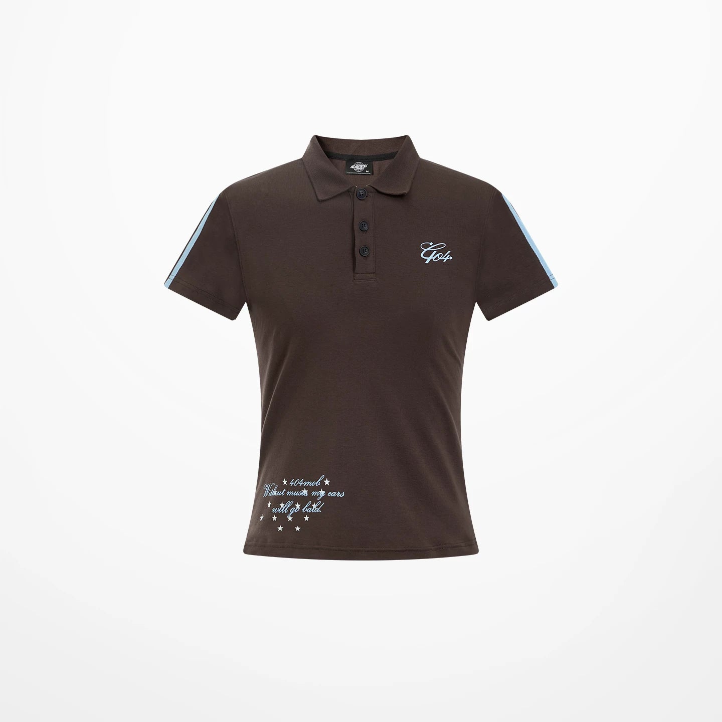 404MOB Polo Neck Slim Tee