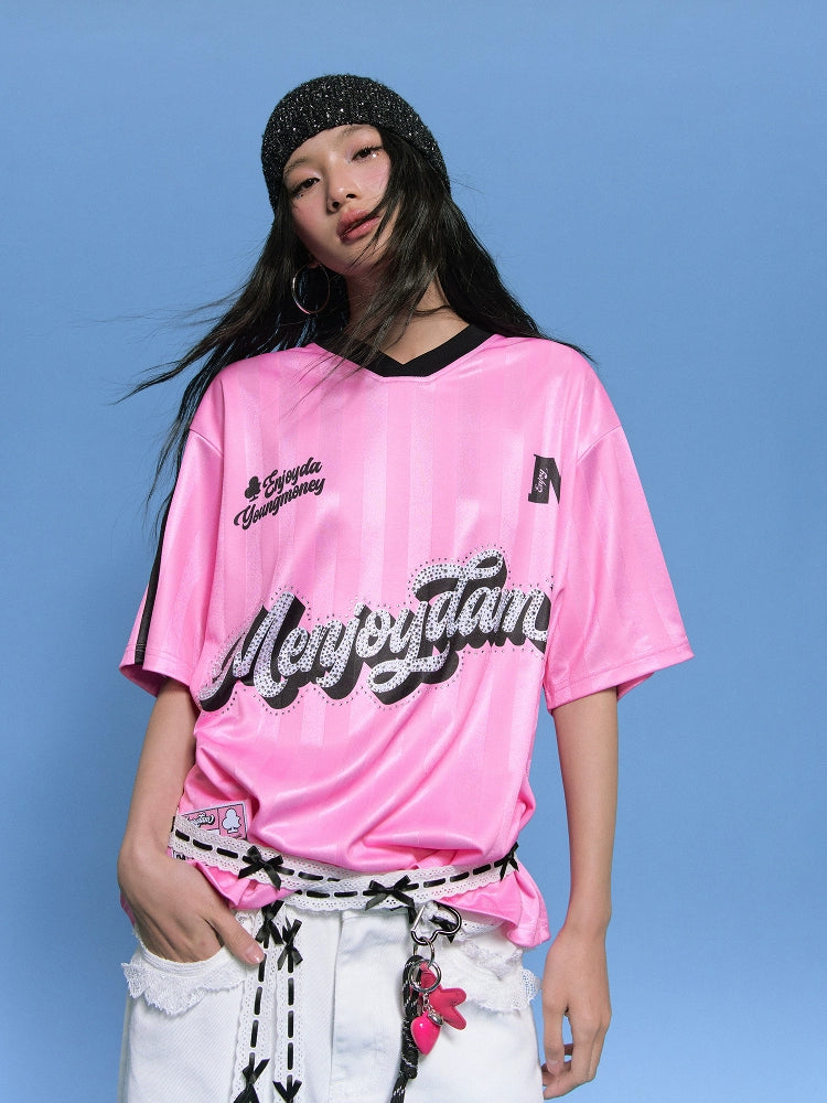 MEDM Diamond Jersey Casual Tee