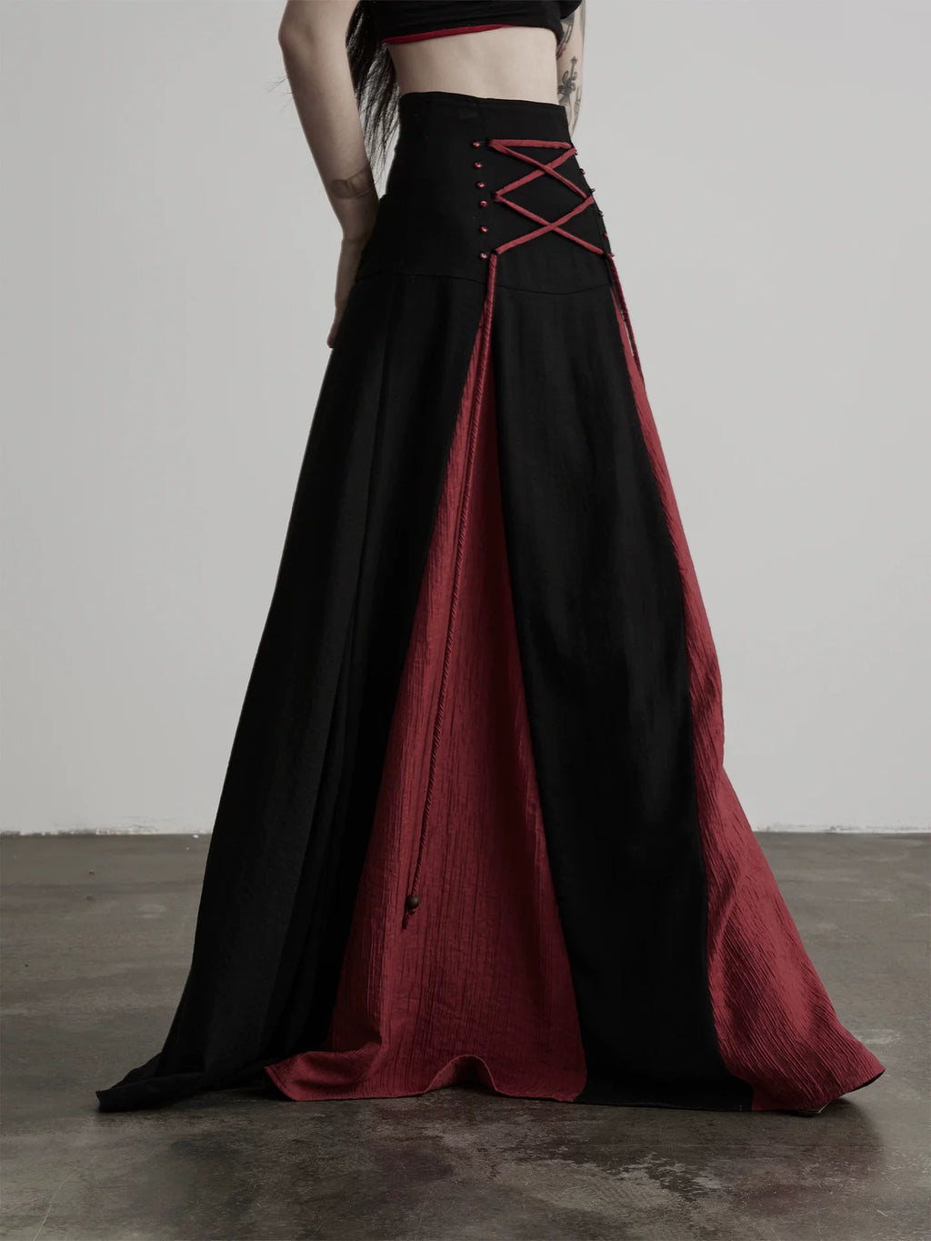INDULGE Contrasting Color Versatile Casual Dress