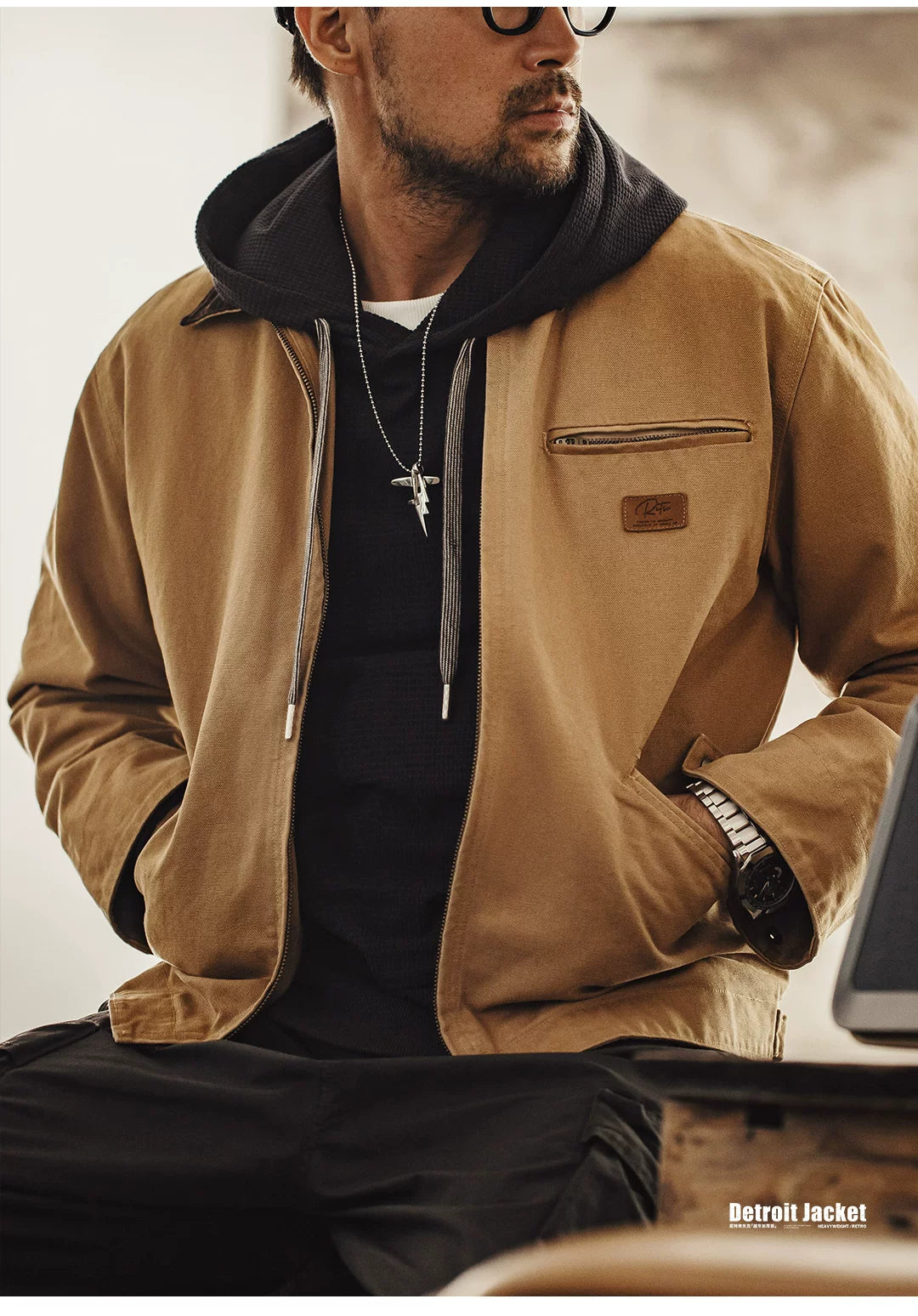 Madden Vintage Detroit Cotton Hunting Jacket