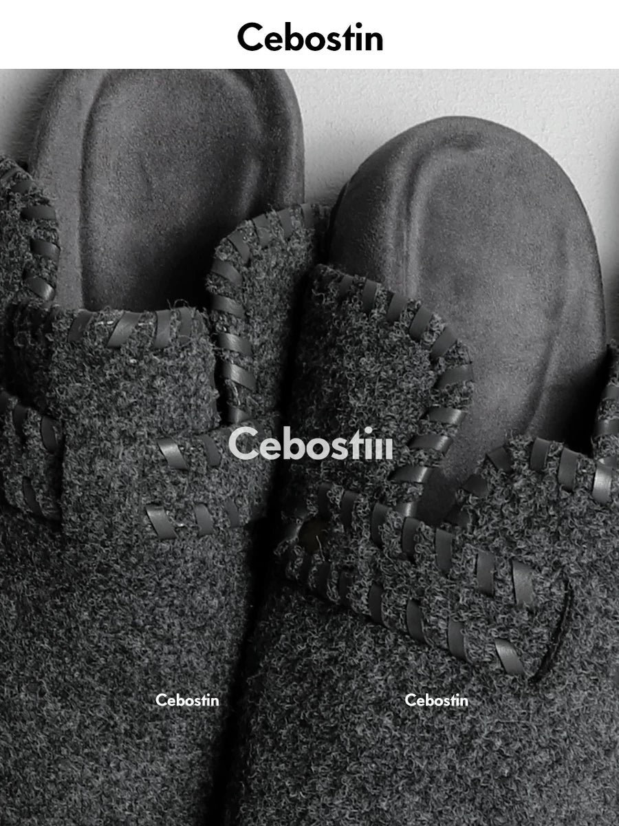 Cebostin Increases Height and Wears Lazy People with One Foot on Muller Shoes