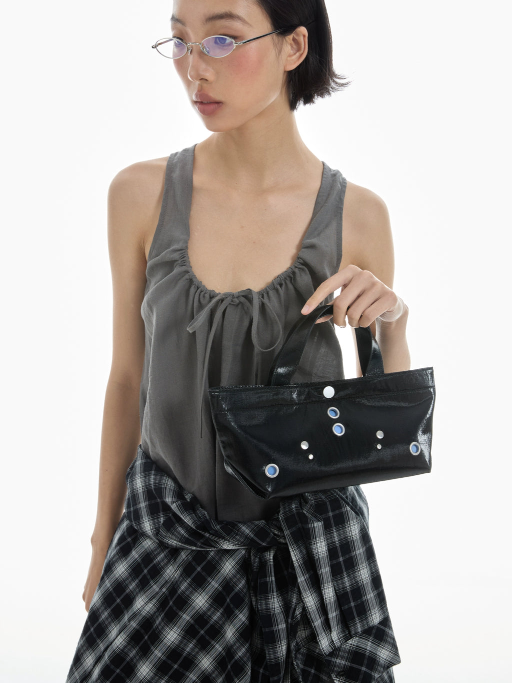 DirtySix Perforated Weenie Rivet Tote Bag