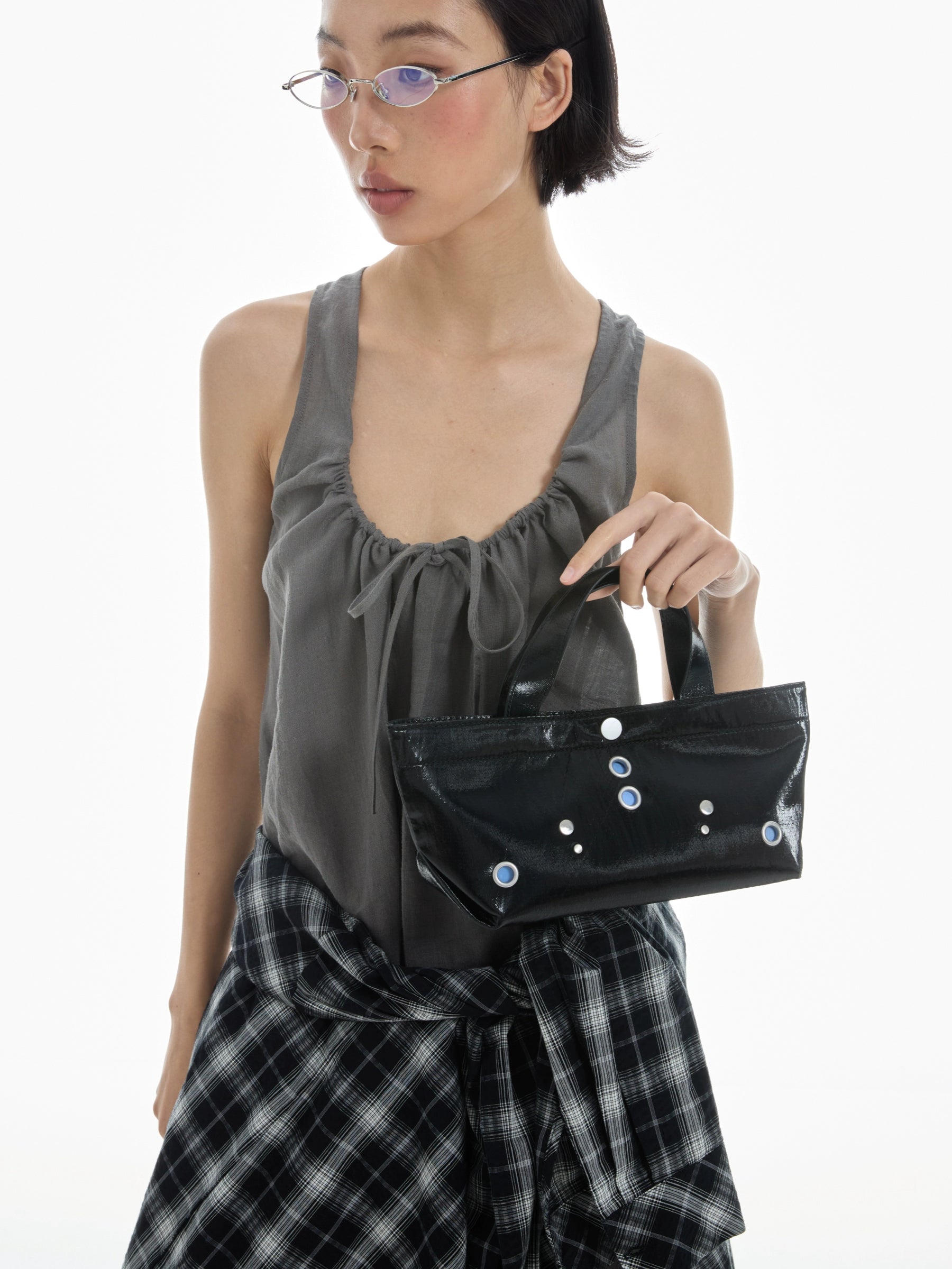 DirtySix Perforated Weenie Rivet Tote Bag