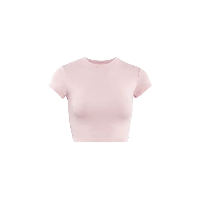 Audwyn Crew Neck Slim Skinny Versatile Tee