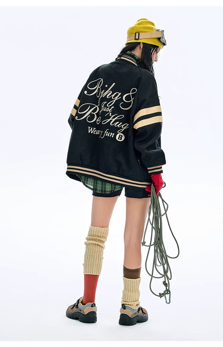 BJHG Premium Embroidery Trendy Shoulder Jacket