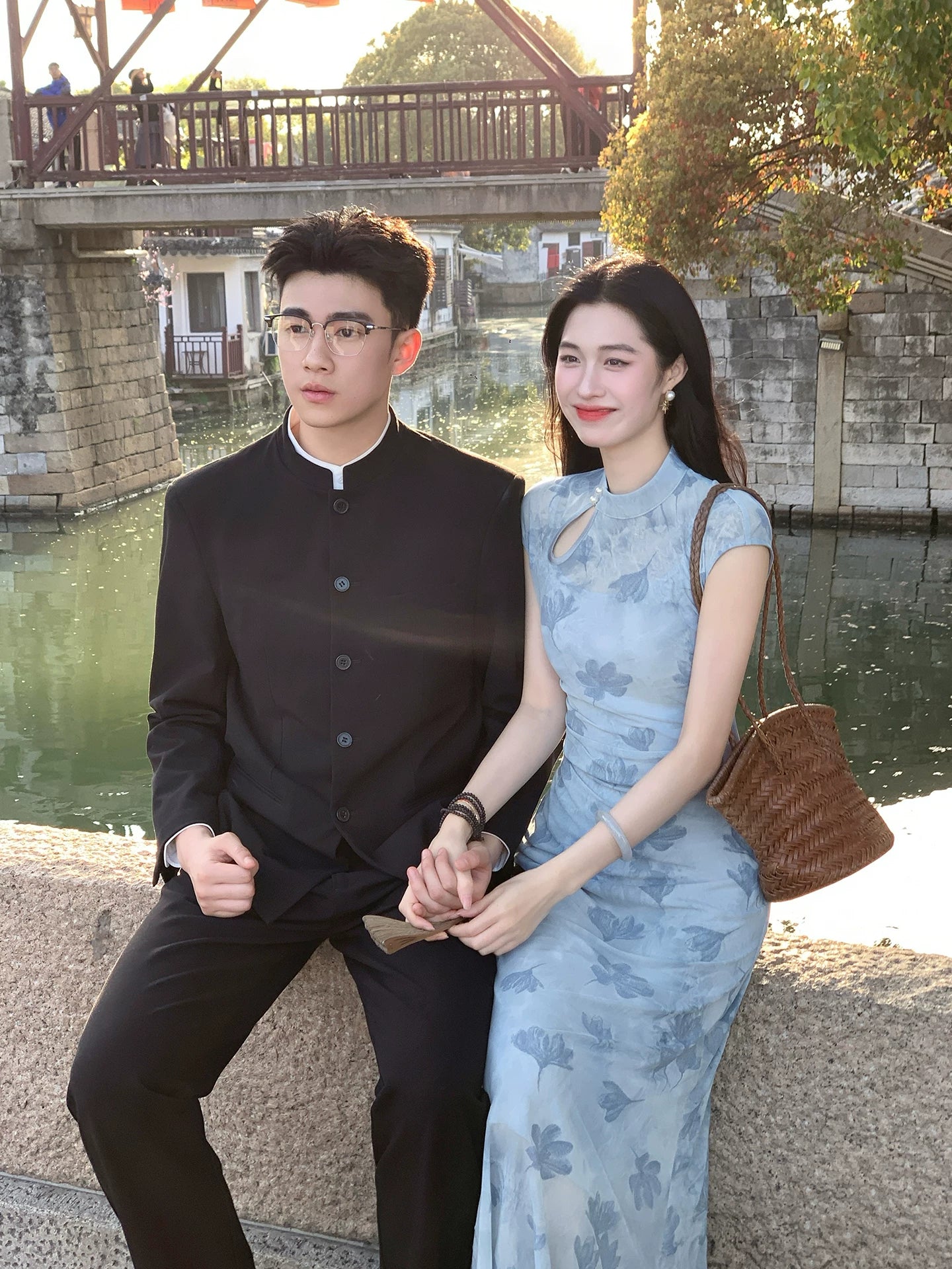 ZIHE Tie-dye Waist and Thin Dress