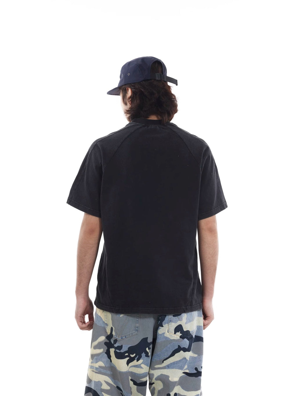 BTSG old deconstruction tailoring shoulder ramp Tee